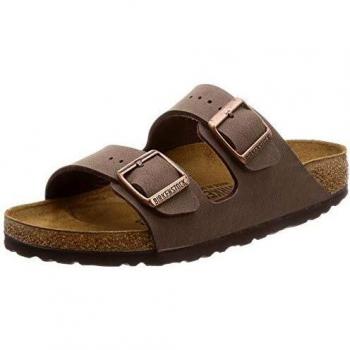 Birkenstock Arizona Narrow Sandals - Birko-Flor Nubuck Mocha, Size 36