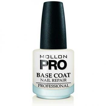 Mollon Pro Base Coat Nail Repair 15 ml - Aceite hidratante para cutículas y uñas, cuidado profesional de belleza