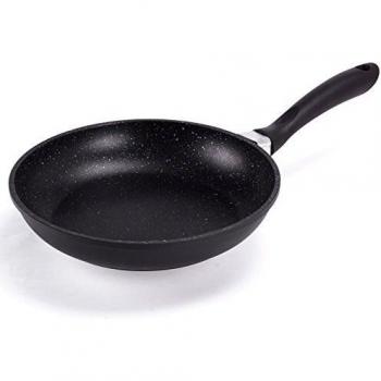 MSV 110425 - estufa de fundición de aluminio revestimiento de piedra negro 24 cm