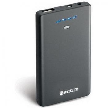 Woxter Travel Power 100 Mob - Cargador ultracompacto, conector USB, 3000 mAh, color negro