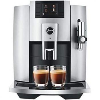 Cafetera Automática Jura E8 Moonlight Silver con Molinillo - Fácil de Usar 1.9 L