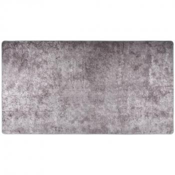 Alfombra lavable antideslizante gris 190x300 cm Vidaxl