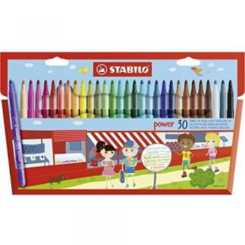 Stabilo Power Rotulador Medio Multicolor 30 piezas