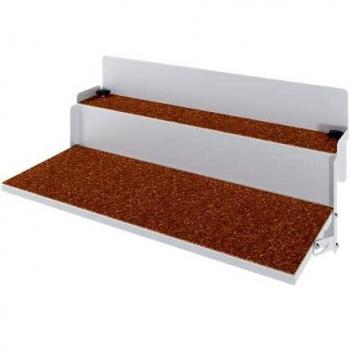 LEVIRA - Mesa Plegable, Mesa suspendida de balcón, Mesa Auxiliar ForFun - 64 x 29 - Blanco
