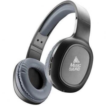 Auriculares Inalámbricos Bluetooth Music Sound Basic - 14h Autonomía, Carga 2h, Negro
