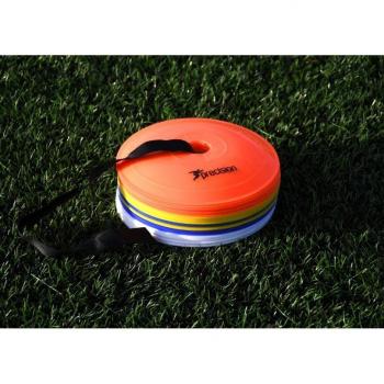Precision Pro Near Flat Markers Set of 40 for Football and Rugby Training