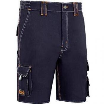 Vesin. Se-903-Am-40 - Pantalon trabajo t40 corto alg az/mar stretch triple costura