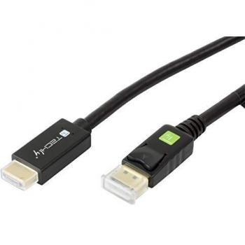 Adaptador de cable de vídeo DisplayPort a HDMI 2 m Negro