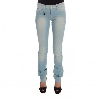 COSTUME NATIONAL C’N’C Blue Cotton Blend Super Slim Fit Jeans - W26
