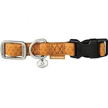 Nayeco Collar Mac Leather Marron 10Mm X 20-33Cm