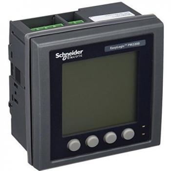 Analizador de Calidad de Energía Schneider METSEPM2210 CL 1 con Salida de Pulsos y Pantalla LCD EasyLogic