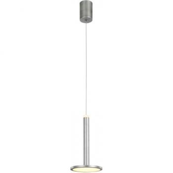 Lámpara colgante LED moderna Oliver Níquel satinado 3000K 415lm