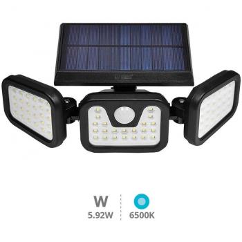 Aplique solar LED orientable Siltala 5,92W 650lm 6500K