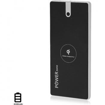 DAM Powerbank inalámbrico de 20.000mAh con tecnología Qi de carga rápida