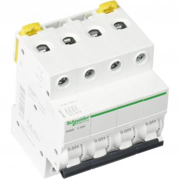 Schneider Electric A9K17432 IK60N Interruptor Automático Magneto Térmico, 4P, 32A, Curva C, 78.5mm x 72mm x 85mm, Blanco