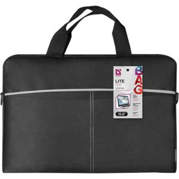 Funda para Portátil Defender Lite 39.6 cm (15.6) Maletín Negro y Gris
