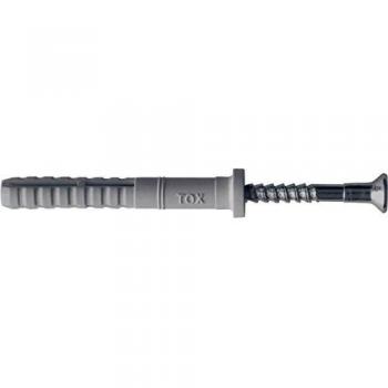 Caja de 50 Tacos Clavo LSN ATTACK 6 x 80 mm con Tornillos LSN-ZK, TOX 017102601