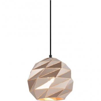 Lámpara colgante moderna Italux Palermo dorada 1 luz E27