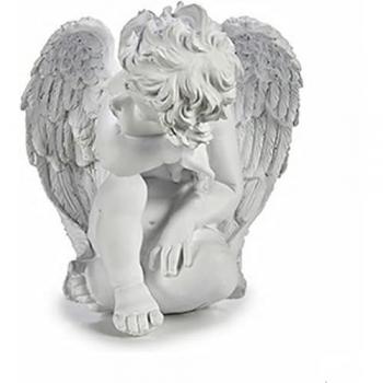 Figura Decorativa Krist+ 24 x 27 x 28 cm Blanco (4 Unidades)