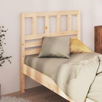 Cabecero de cama 106x4x100 cm madera maciza de pino