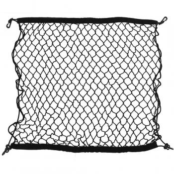 SODIAL(R) Almacenamiento Elastico Maletero Negro Nylon Equipaje Holder Net 100cm x 100cm