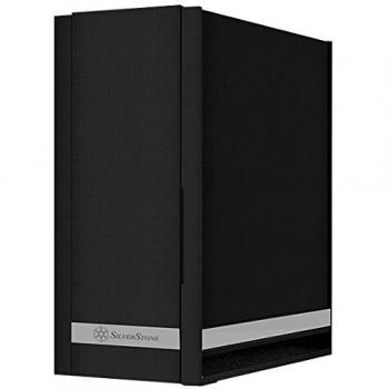 SilverStone SST-FT05B - Carcasa de ordenador Fortress Midi Torre SSI-CEB ATX, Rendimiento silencioso con alto flujo de aire, negro