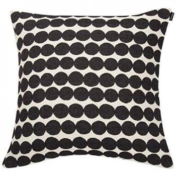Marimekko - RÄSYMATTO - Funda de cojín - Blanco/Negro - 50 x 50 cm