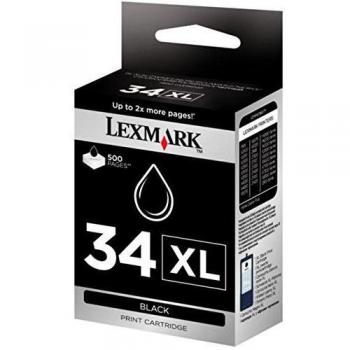 Lexmark 18C0034E - Cartucho de inyección nº 34, color negro