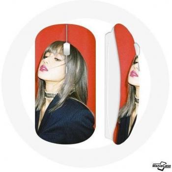 Ratón Inalámbrico Blackpink Lisa con Póster de Mata Este Amor