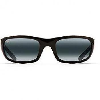 Maui Jim Stingray Sunglasses - 103-02, Black Sleek Unisex Sunglasses, Size: 55 MM