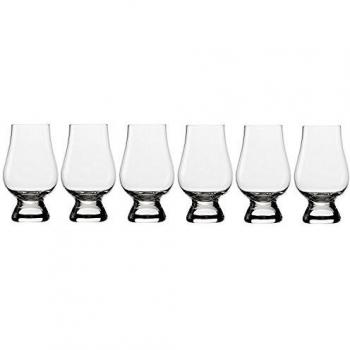 Vasos de whisky Glencairn de 190 ml Stölzle Lausitz, juego de seis, compatibles con lavavajillas, ideales como regalo