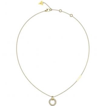 Collar Guess Circle Lights JUBN03159JWYGT-U para Mujer de Acero con Circonitas