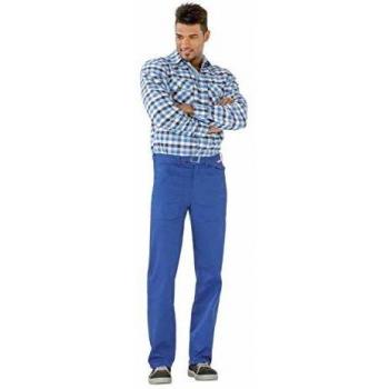 Pantalón de Trabajo Planam BW 290, 100% Algodón, 290 g/m², Talla 58, Azul Kornblau
