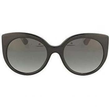Gucci GG0325S 001 Black Grey Gradient Cat Eye Sunglasses - One Size