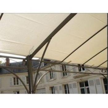 Toldo de Sombra Impermeable Color Crudo para Tonnelle Capri - 3x4 m