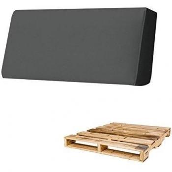 Arketicom Pallett One - Respaldo Cojin para Sofa hecho en Euro Palet - Polipiel con Funda Desenfundable y Espuma de Poliuretano Alta Densidad - apto para interior y exterior