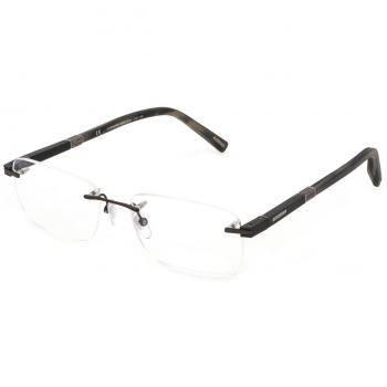 Chopard VCHF54 Stylish Black Optical Glasses for Men, Size 56 MM