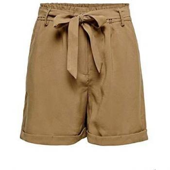 ONLY - Bermudas para Mujer, Beige, M