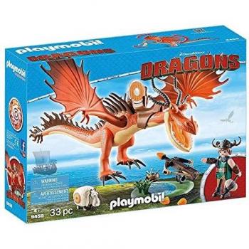 PLAYMOBIL DreamWorks Dragons Garfios y Patán Mocoso, A partir de 4 años