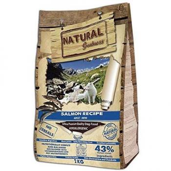 Natural Greatness Salmon Recipe Mini Alimento Seco Completo para Perros - 2000 gr