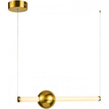 Lámpara colgante moderna Halling Copper, Italux - Halling - Lámpara colgante led moderna de cobre, blanco cálido 3000K, 1215lm