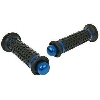 Mango goma TNT - 15416 - Negro, Azul Bola d.22 mm. l.128 mm cerrado