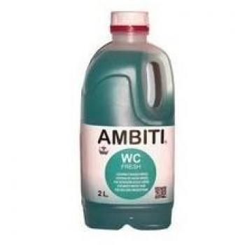Ambiti Tank Fresh, 2 litros, Aditivo para el depósito de Aguas Grises, Ducha, fregaderos y desagües.