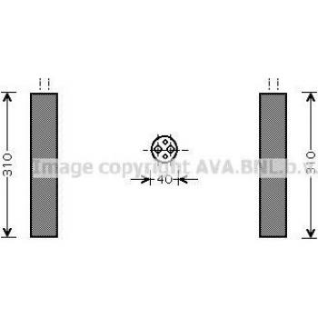 Filtro Deshidratante PRASCO VND073 para Aire Acondicionado - Secador de Aluminio y Filtrante Eficiente