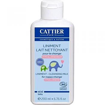 CATTIER - Cuidado del bebé - Liniment Leche Limpiador para el Cambio - 200 ml