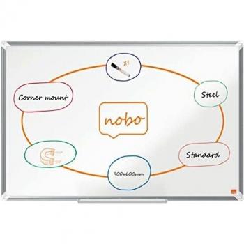 Pizarra Magnética de Acero Lacado Nobo Premium Plus de 900X600Mm