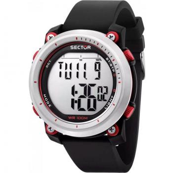 Sector No Limits Ex-38 R3251546002 Black Digital Quartz Men's Watch
