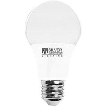 Silver Electronics Bombilla LED Sensor, 10 W, Blanco,