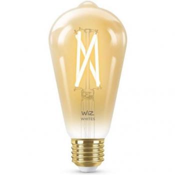 WiZ ST64 LED Filament Bulb E27 Wi-Fi Amber Warm White 6.7W (Equivalent to 50W)