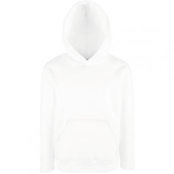Fruit of the Loom Kids Hoodie Sweatshirt White 14-15